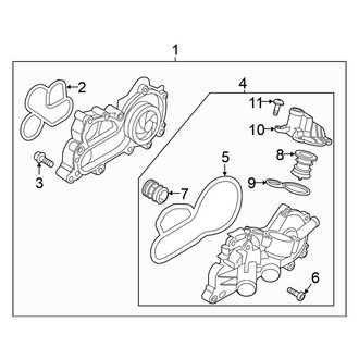 Volkswagen OE - Cooling - Water Pump