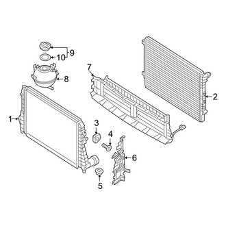 Volkswagen OE - Cooling - Radiator & Components