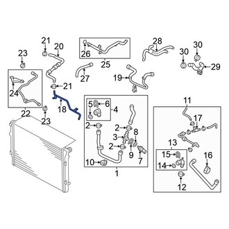 Volkswagen OE - Upper Radiator Coolant Hose