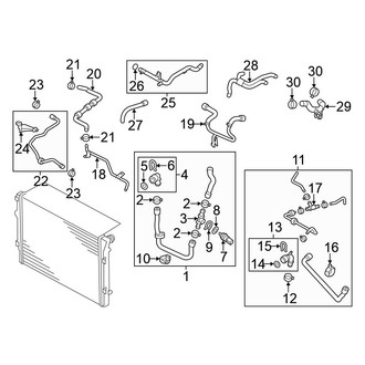 Volkswagen OE - Cooling - Hoses & Lines (Sedan)