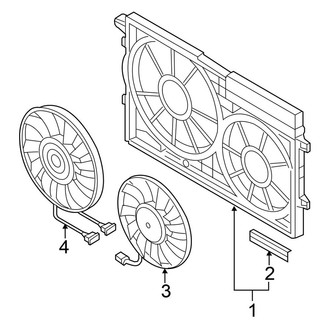 Volkswagen OE - Cooling Fan (Sedan 2.0L Diesel)