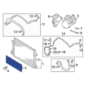 Volkswagen OE - Front Lower Grille