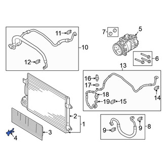 Volkswagen OE - Grille Retainer