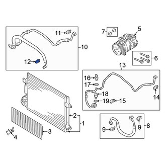Volkswagen OE - A/C Refrigerant Line O-Ring