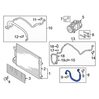 Volkswagen OE - A/C Refrigerant Discharge Hose