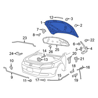 Volkswagen OE - Front Hood Panel