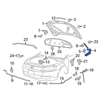 Volkswagen OE - Front Right Hood Hinge