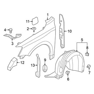 Volkswagen OE - Fender & Components (Sedan)