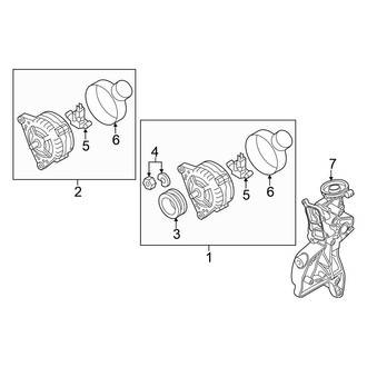 Volkswagen OE - Electrical - Alternator (GLI DI CPLA Engine / CPPA Engine)