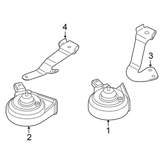 Volkswagen OE - Electrical - Horn (Sedan)