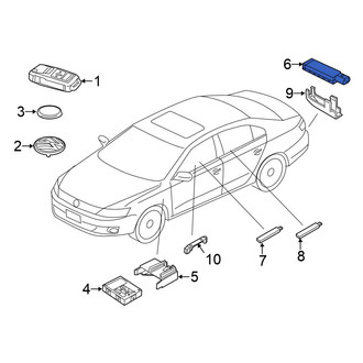 Volkswagen OE - Rear Keyless Entry Antenna
