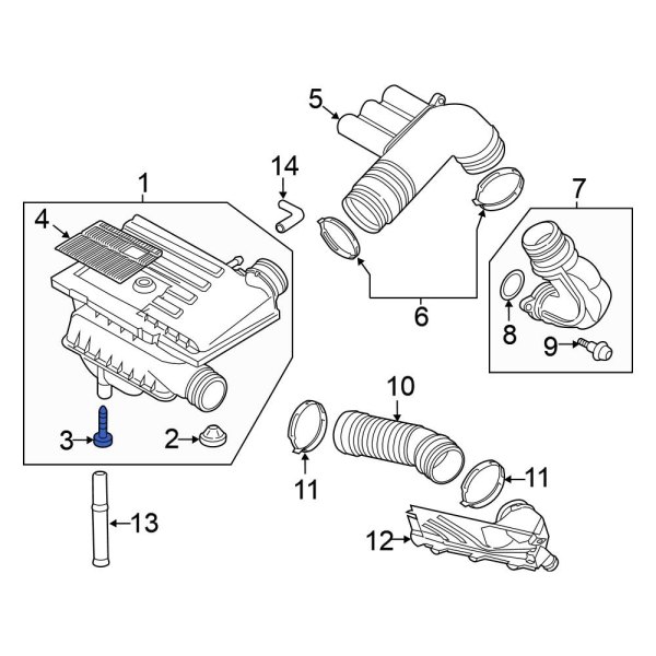 Air Filter Housing Bolt