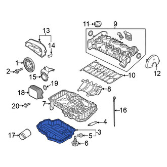 Volkswagen OE - Lower Engine Oil Pan