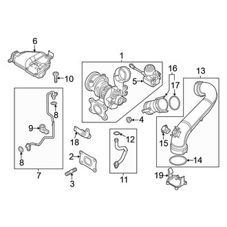 Volkswagen OE - Engine / Transaxle - Turbocharger & Components (Hybrid SEL Premium)