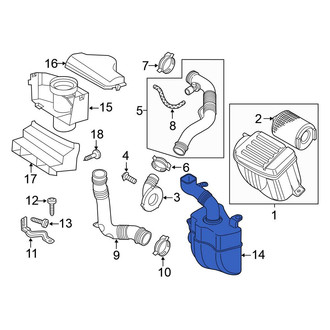 Volkswagen OE - Engine Air Intake Resonator