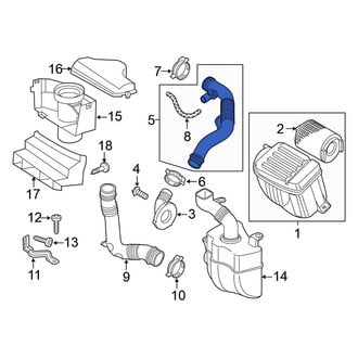 Volkswagen OE - Engine Air Intake Hose