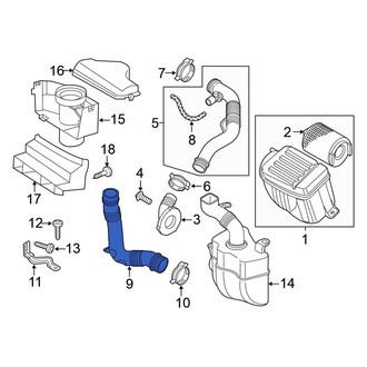 Volkswagen OE - Engine Air Intake Hose