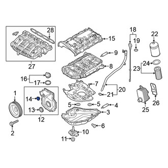 Volkswagen OE - Engine Timing Cover Insulator