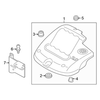 Volkswagen OE - Engine / Transaxle - Engine Appearance Cover (Sedan Naturally Aspirated 2.0L)