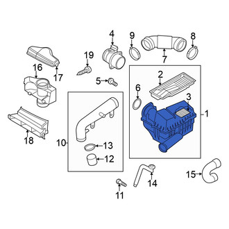 Volkswagen OE - Air Filter and Housing Assembly