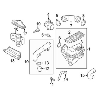 Volkswagen OE - Engine / Transaxle - Air Intake (Turbocharged 2.0L Gas)
