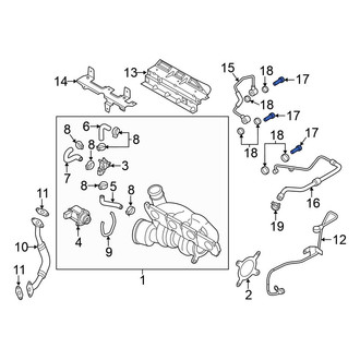 Volkswagen OE - Engine Coolant Pipe Bolt
