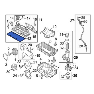 Volkswagen OE - Engine Valve Cover Gasket