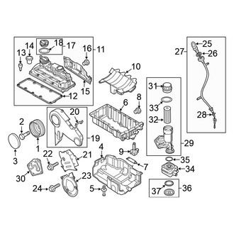 Volkswagen OE - Engine / Transaxle - Engine Parts (Sedan)