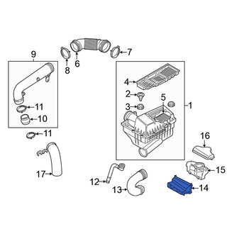 Volkswagen OE - Engine Air Intake Hose