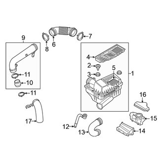 Volkswagen OE - Engine / Transaxle - Air Intake (Turbocharged 2.0L Gas)