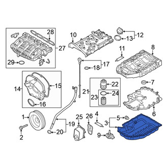 Volkswagen OE - Lower Engine Oil Pan
