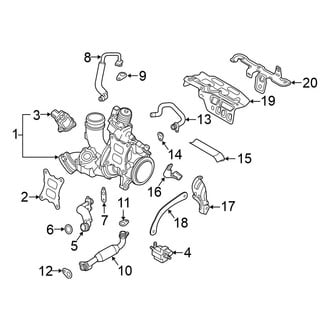 Volkswagen OE - Engine / Transaxle - Turbocharger & Components