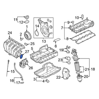 Volkswagen OE - Fuel Injection Throttle Body Mounting Gasket