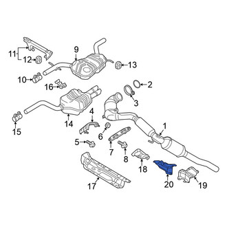 Volkswagen OE - Center Floor Pan Heat Shield