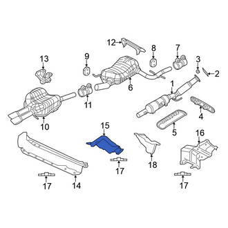 Volkswagen OE - Center Floor Pan Heat Shield