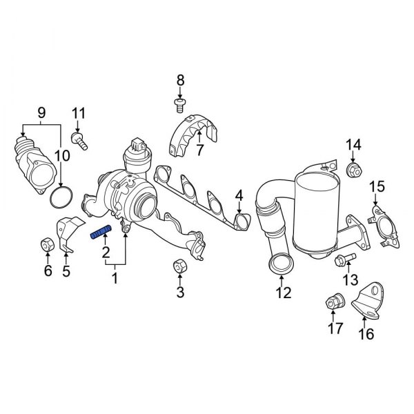 Exhaust Manifold Stud