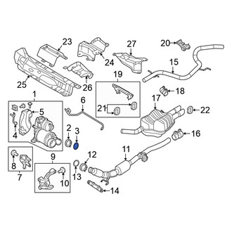 Volkswagen OE - Exhaust Header Collector Gasket