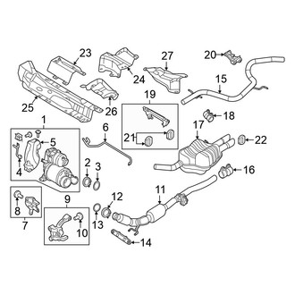 Volkswagen OE - Exhaust System - Exhaust Components (Diesel)