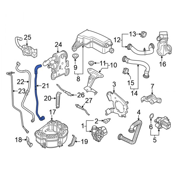 Evaporative Emissions System Lines