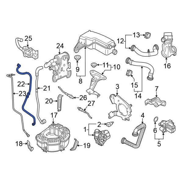 Evaporative Emissions System Lines