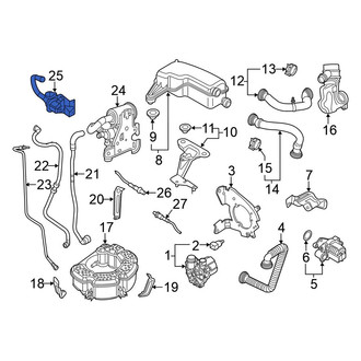 Volkswagen OE - Exhaust Back Pressure Regulator