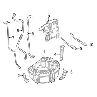 Volkswagen OE - Emission System - Emission Components (1.8L)