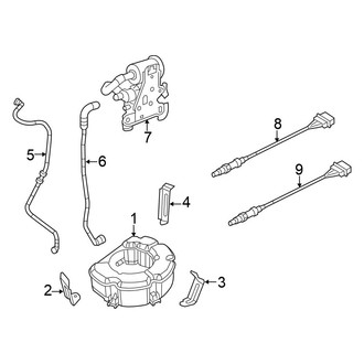 Volkswagen OE - Emission System - Emission Components (Sedan)