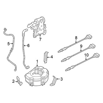 Volkswagen OE - Emission System - Emission Components (Turbocharged)