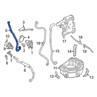 Volkswagen OE - Secondary Air Injection Pump Hose
