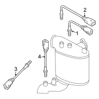 Volkswagen OE - Emission System - Emission Components (Exhaust Area)