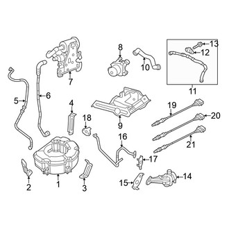 Volkswagen OE - Emission System - Emission Components (Sedan)
