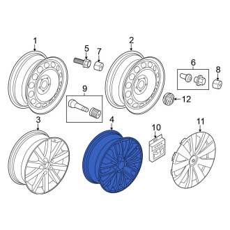 Volkswagen Jetta OEM Wheels | Original Steel & Alloy Wheels — CARiD.com