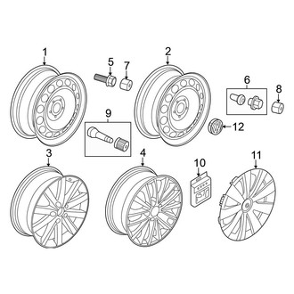 Volkswagen OE - Wheels & Trim (15"), (Sedan)