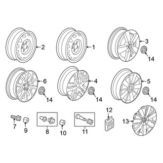 Volkswagen OE - Wheels & Trim (16"), (Sedan)